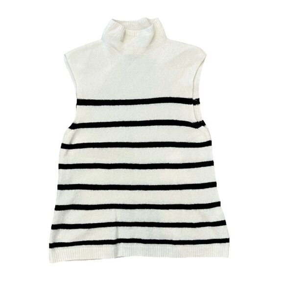 Abercrombie & Fitch Sweaters - Abercrombie & Fitch Merino Wool Blend Sleeveless Sweater Size Large Stripes